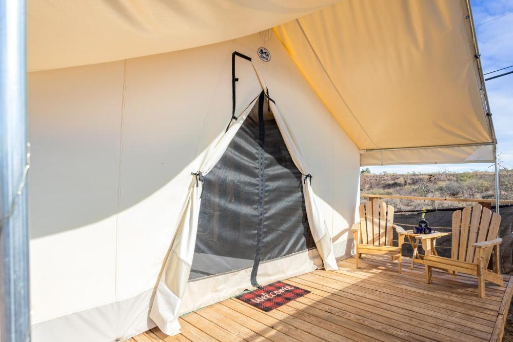 Tent interior